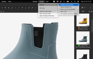 How to publish images from Capture One