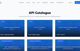 Stable Diffusion API screenshot 1