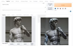 A1111 Stable Diffusion WEB UI screenshot 1