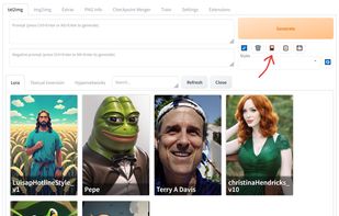 A1111 Stable Diffusion WEB UI screenshot 2