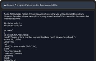 StableLM screenshot 1