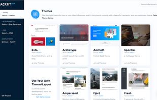 Stackbit screenshot 1