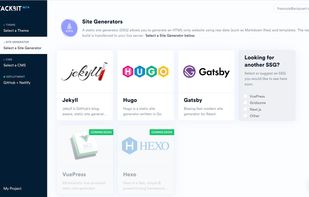 Stackbit screenshot 1
