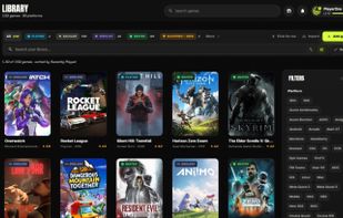 Library with play status, filters and Pick for me