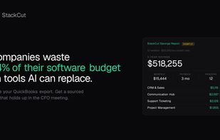 StackCut analyzes vendor spend and shows the software budget AI can replace