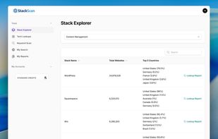 Stack Explorer to Find Stacks