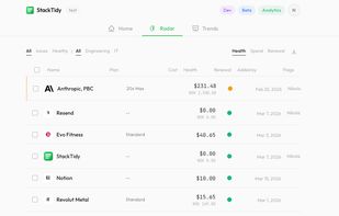 StackTidy screenshot 1
