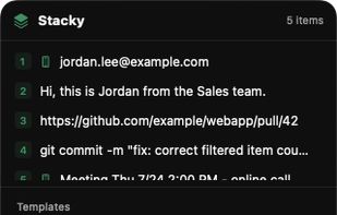 Stacky Clipboard screenshot 1