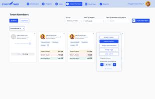 Real-time monitoring and other settings