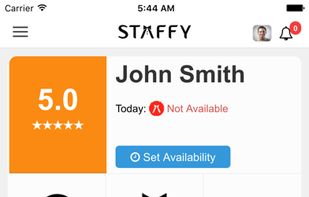 Staffyapp screenshot 2