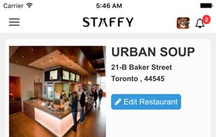 Staffyapp screenshot 1