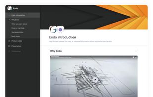 Customizable template for technology company