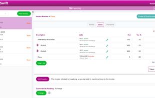 Invoice view