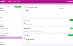 Contacts view
