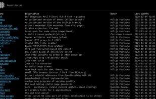 Served page Dark Theme