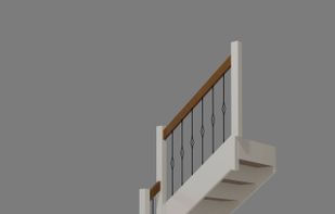 Timber stairs configurator/design tool with DXF, PDF export