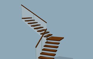 Cantilevered stairs configurator
