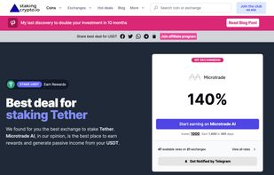 StakingCrypto.io screenshot 2
