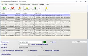 Standalone EXE Locker screenshot 1