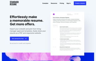 Resume builder