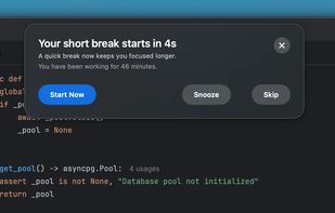 StandUp - Break Reminders screenshot 1
