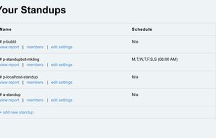 Standup Bot screenshot 1