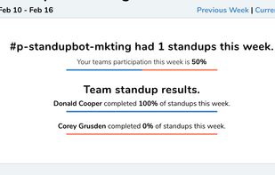 Standup Bot screenshot 3