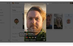 Comments & Reactions:
Comment and send reactions to your teammates updates.