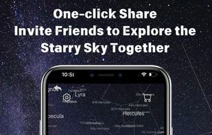 One-click Share, Invite Friends to Explore the Starry Sky Together