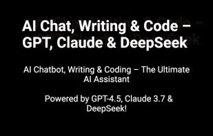 You can use Ai chat , writing code-GPT, claude and Deepseek and more model free