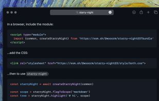 starry-night screenshot 1
