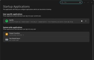 Startup Configuration screenshot 2