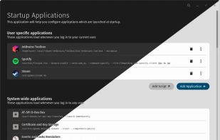 Startup Configuration screenshot 1