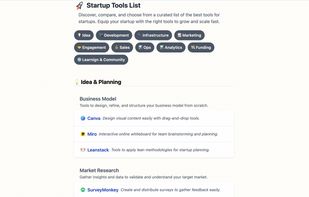 Startup Tools List screenshot 1