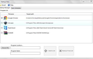 Startup View screenshot 1