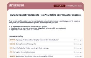 StartupRoasters screenshot 1