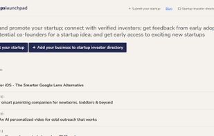 Front page screenshot