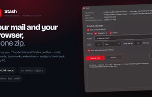 Stash Profile Backup screenshot 1