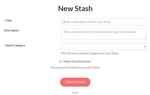 Create your own Stash