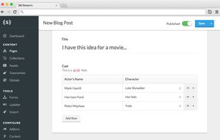 Statamic screenshot 1
