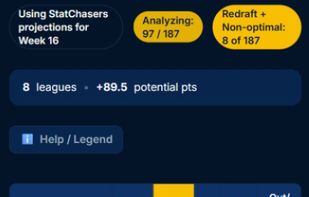Lineup Optimizer Table View