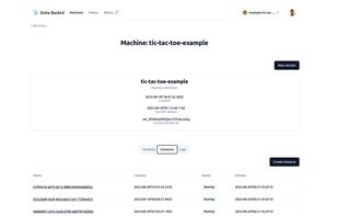 See every instance in the web dashboard