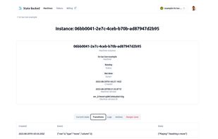 Capture every transition and log for omniscient analytics and simple debugging