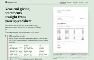Statement Press screenshot 2