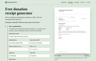 Statement Press screenshot 1