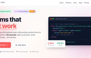 Static Forms screenshot 1