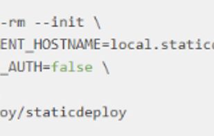 StaticDeploy screenshot 1