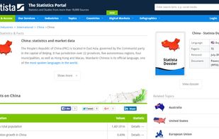 Statista screenshot 1