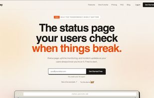 Statsy landing page