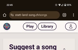 Upload your own songs